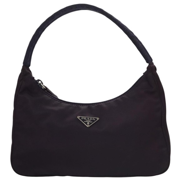 PRADA Hand Bag Nylon Purple Auth 104018 - Picture 13 of 16